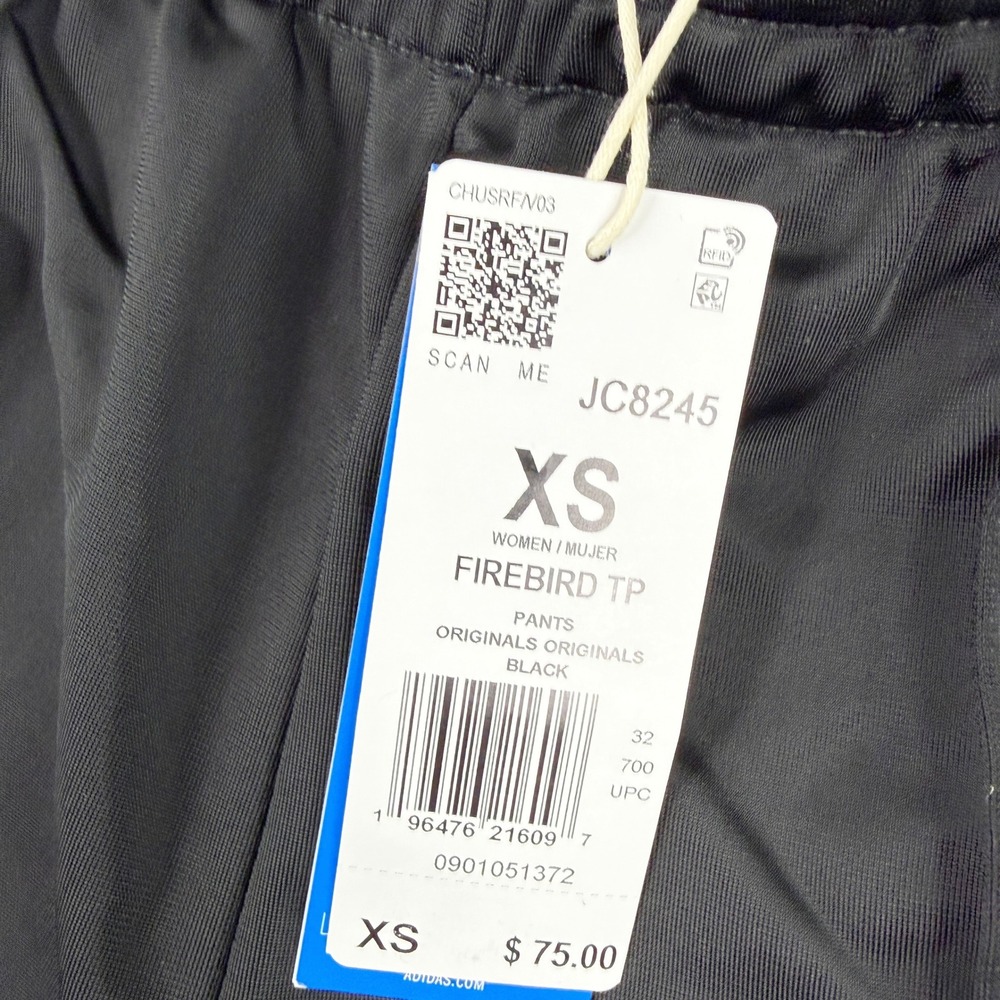 Adidas Originals Firebird Classic Loose Track Suit Size XS Womens Black/White - Picture 6 of 15